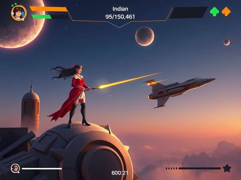 Anise Astral Voyage character and spacecraft artwork